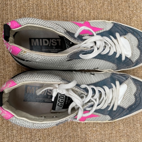 Golden Goose Women's Sneakers with Pink Star - Picture 3 of 6